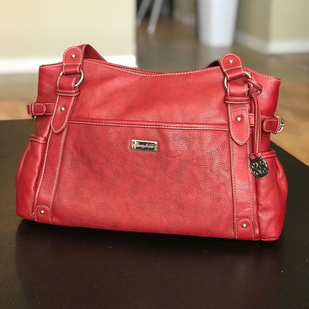 Grace Adele Handbag - Red
